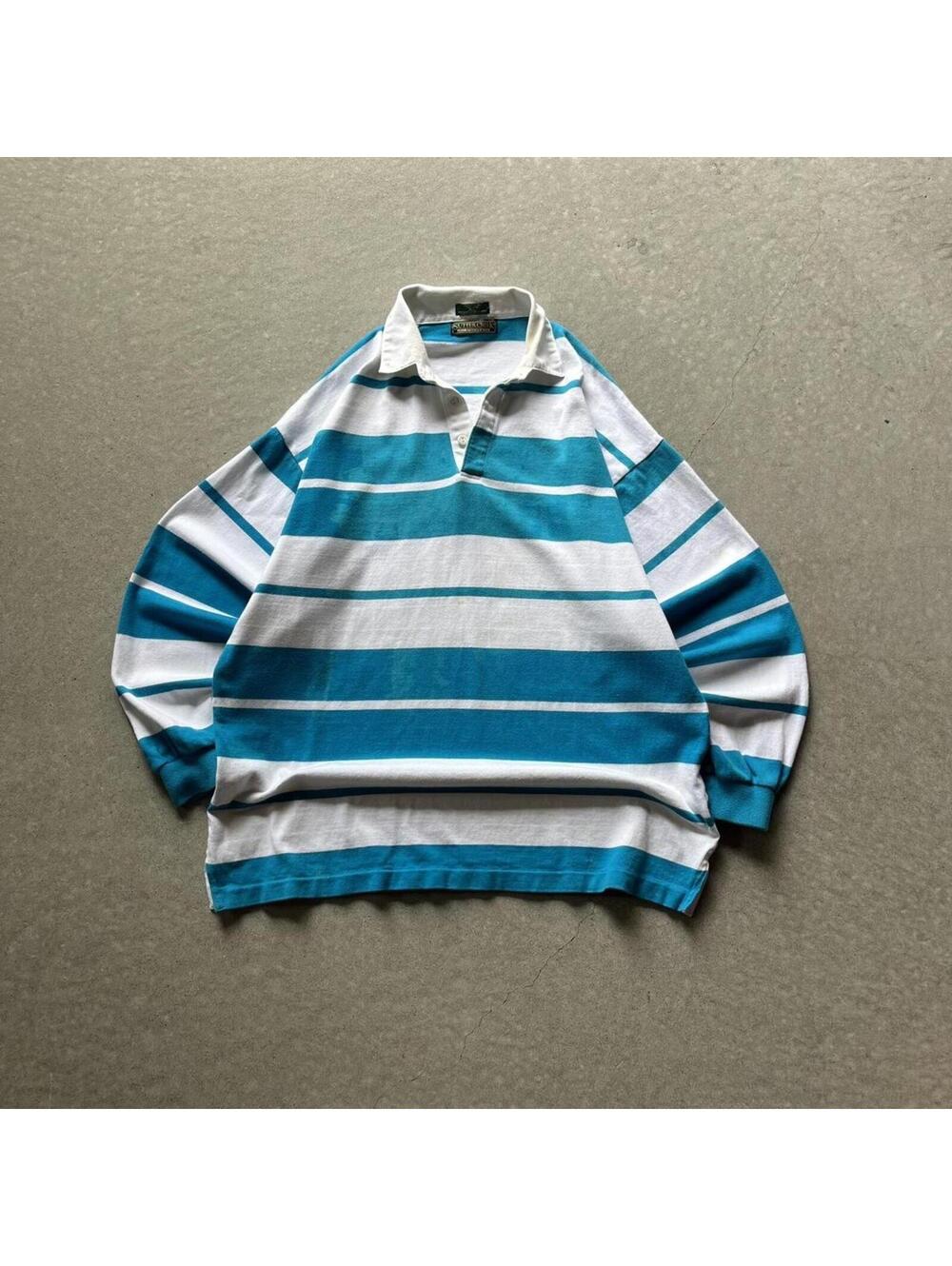 Vintage 90s Levi Strauss Striped Rugby Shirt